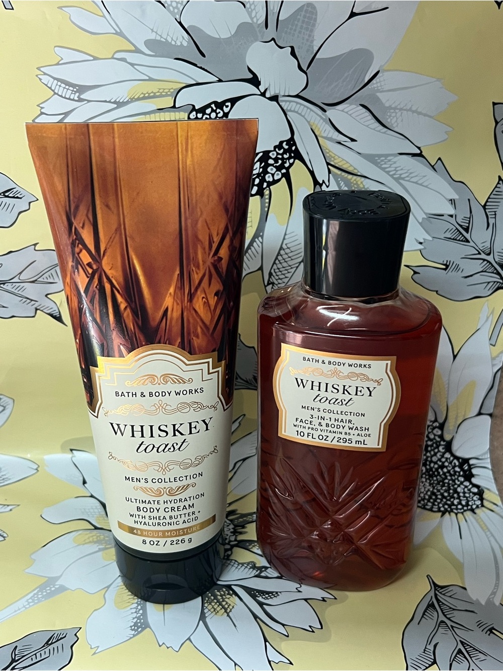 Bath & Body Works Whiskey Toast Men’s Body Cream & Body Wash -